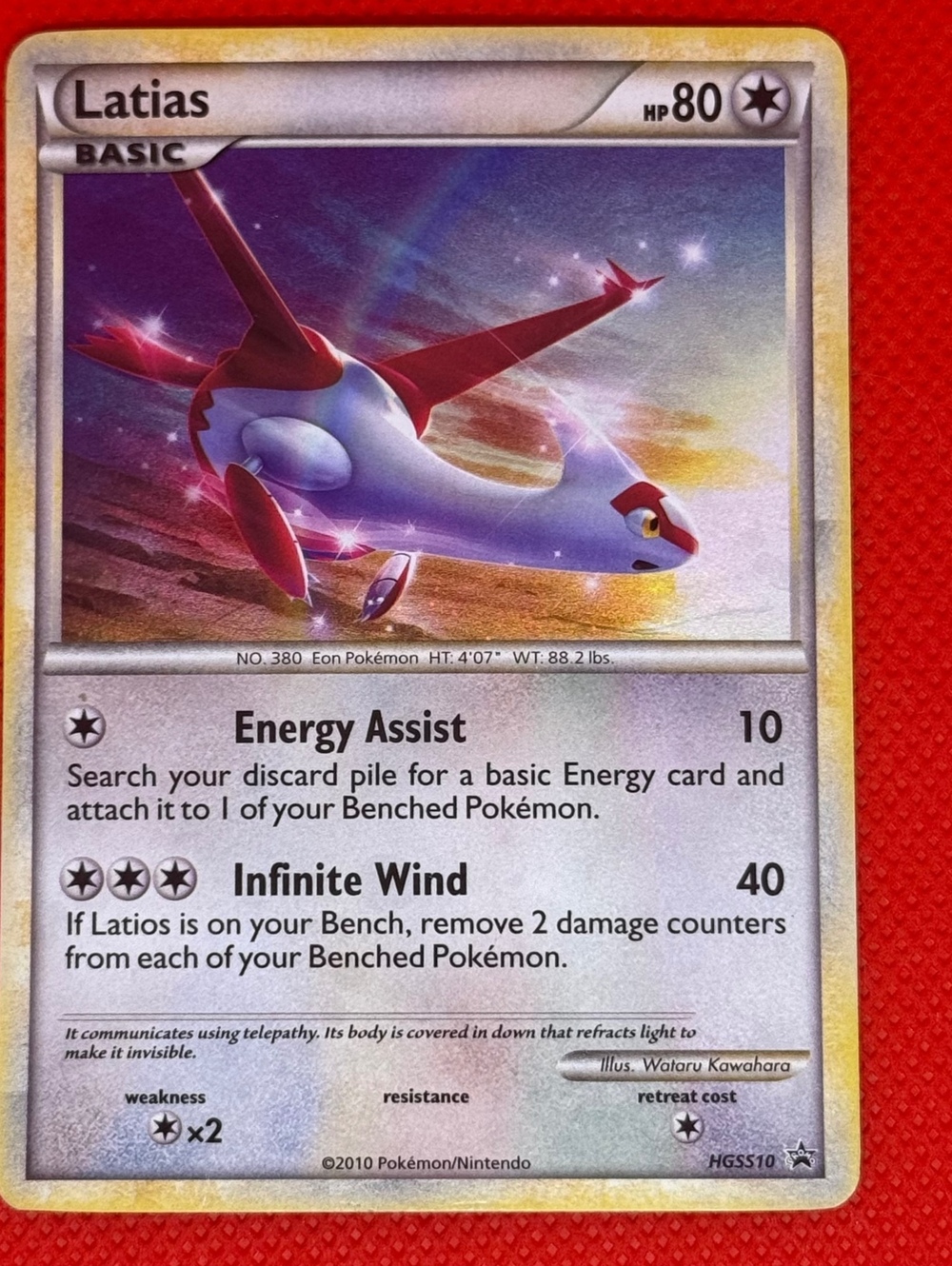 Latias – Pokémon TCG HGSS Black Star Promo HGSS10 Promo